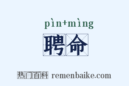 聘命是什么意思的图片